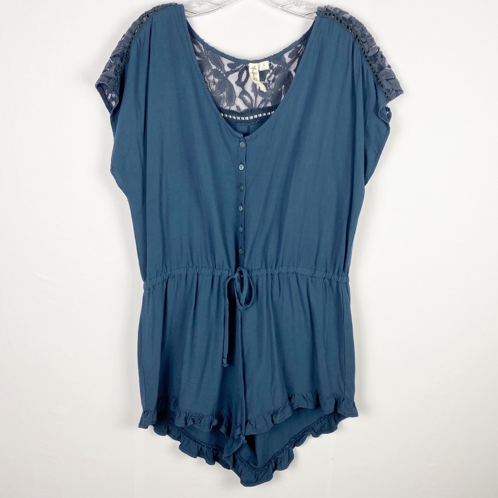 Others follow navy blue romper
